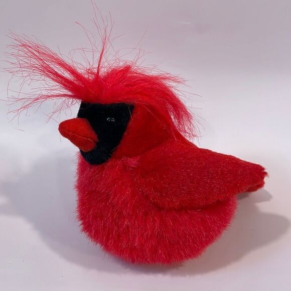 Wild Republic Audubon Backyard Birds Northern Cardinal Plush 7" Stuffed Animal - Picture 1 of 7